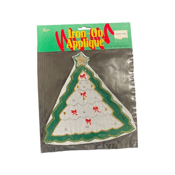 Vintage Christmas IRON-ON APPLIQUE Lot x6 Horses Candle Bells UGLY SWEATER DIY - Picture 4 of 9